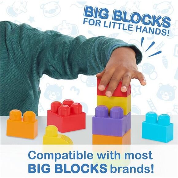 CoComelon Patch Academy, 53 Large Building Blocks Includes 6 Character Figures - Picture 4 of 6
